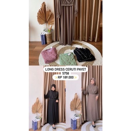 Long Dress Ceruty Payet