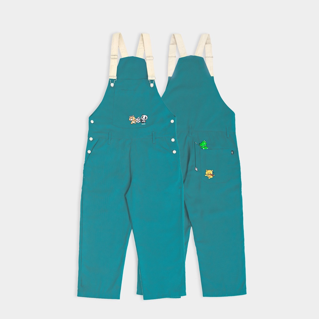 CRSL Pacific Blue Sandey Overall | Jumpsuit Overall Playsuit | Celana Terusan