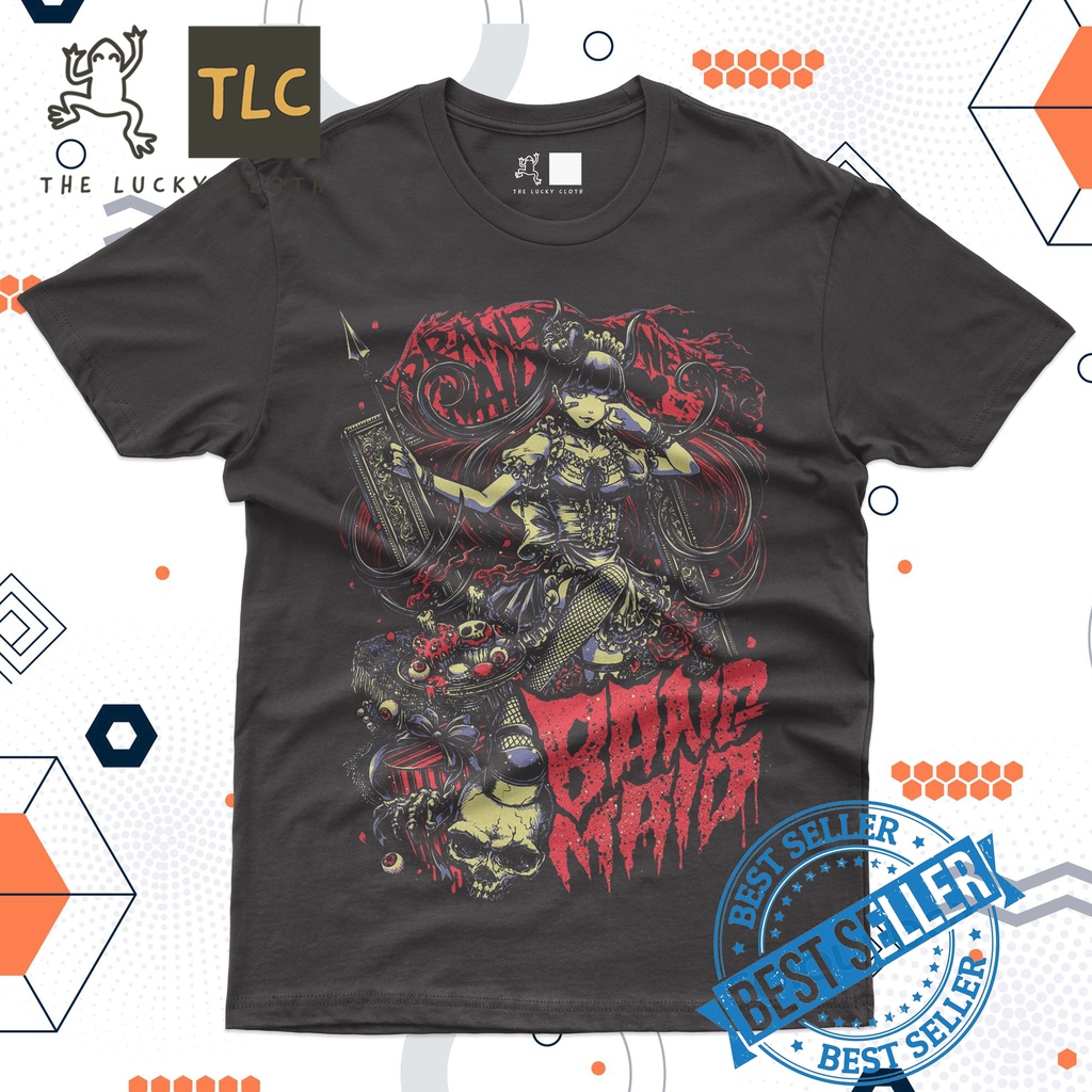 Kaos Distro BAND MAID FULL PRINT | KAOS PREMIUM HIGH QUALITY | KAOS BAND METAL | KAOS BAND ROCK | KA