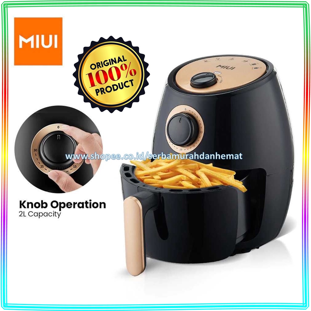 MIUI Smart Air Fryer Mesin Penggoreng Tanpa Minyak 2L