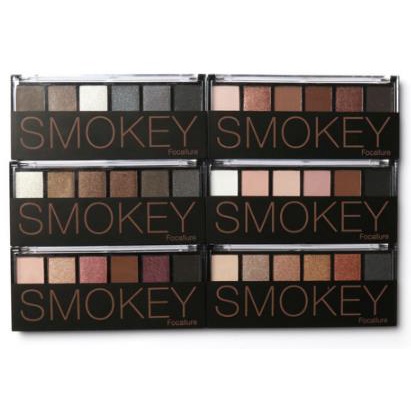 * NCC * Focallure Eyeshadow Pallete 6 Warna Eyes Smokey FA06 Make Up Focalure