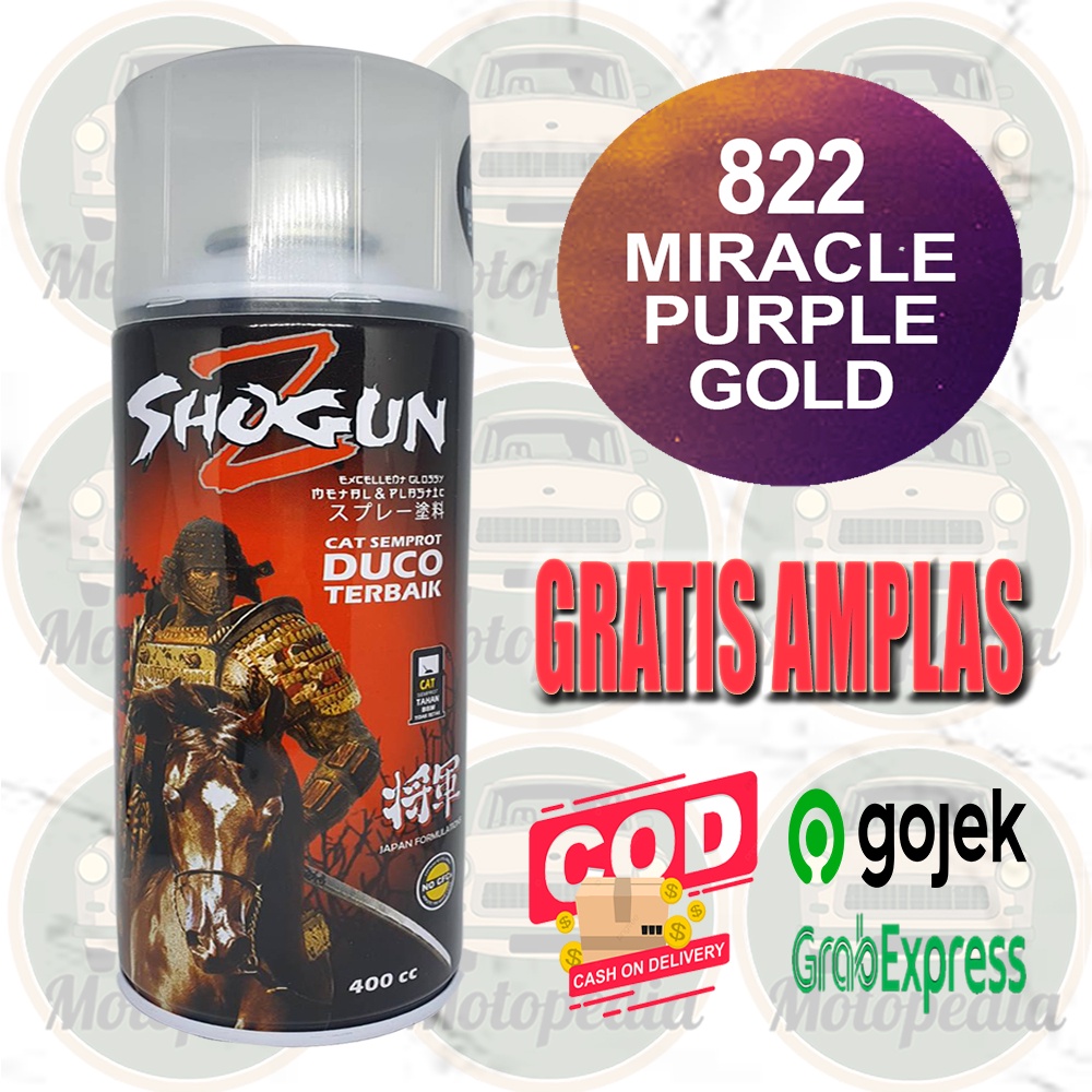 Cat Semprot Pilok Pilox Pylox Shogun Z Miracle Purple Gold Ungu Emas Bunglon 822