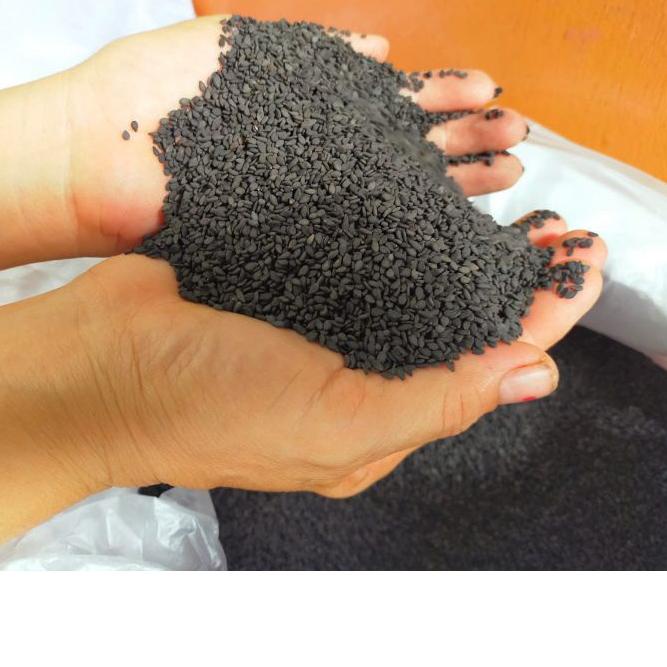 

◘ Wijen Hitam Import 1 KG Kilo Black Sesame Seed Grade AA Fresh ➩