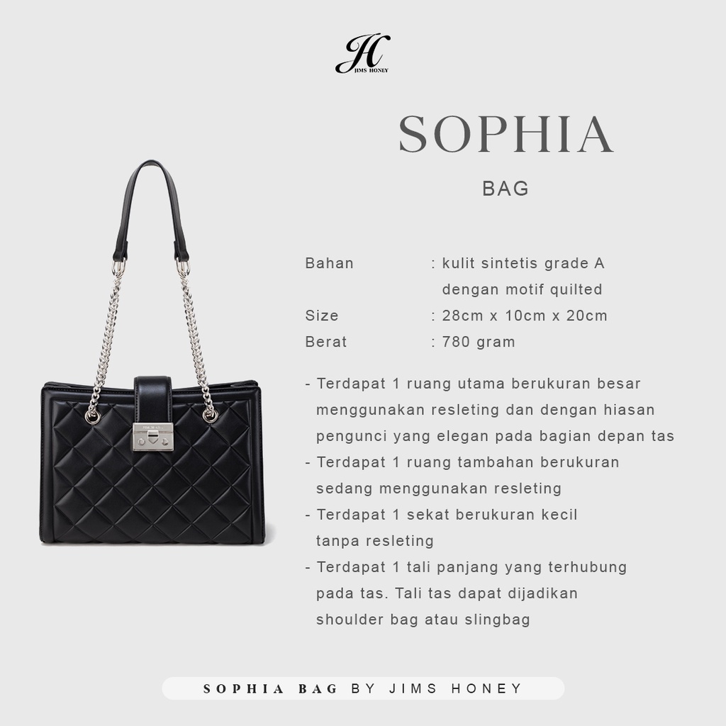 JIMS HONEY TAS WANITA SELEMPANG SOPHIA BAG