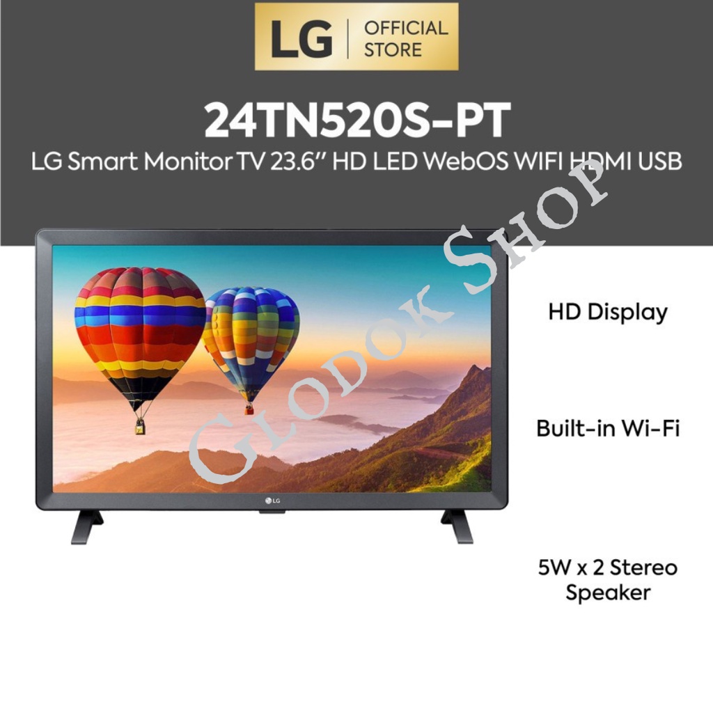 LG Smart TV 24 inch Monitor 24TN520S-PT / 24TN520S PT / 24TN520 / 24TN BATAM