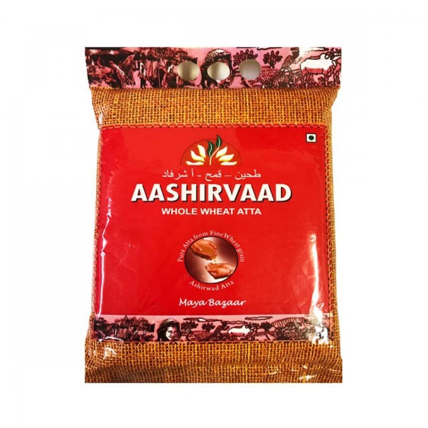 ATTA AASHIRVAAD 5kg (EXP 05/2024) / Whole Wheat Atta / Tepung Gandum