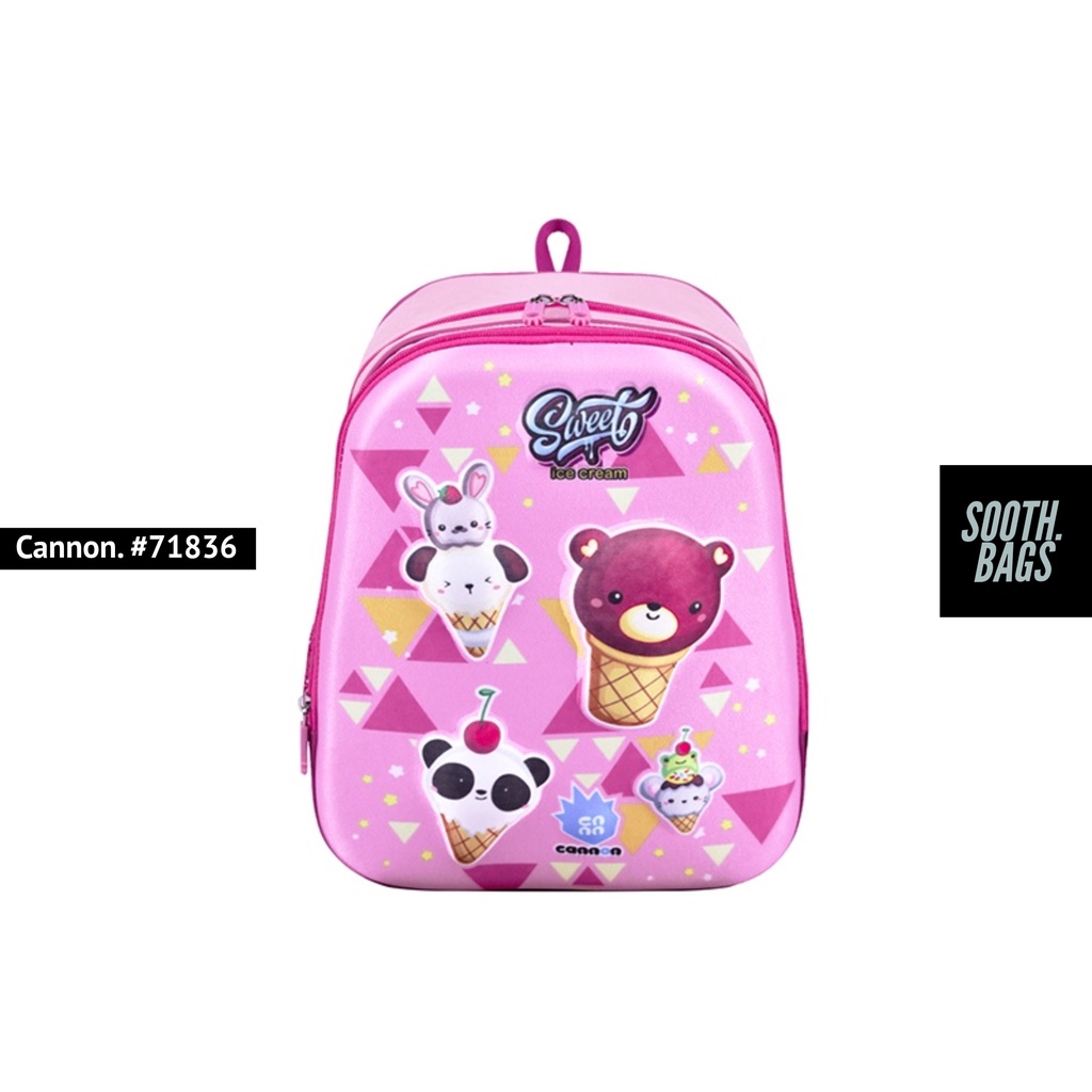 TAS RANSEL CANNON 71836 (ANAK, SEKOLAH, PAUD, TK, SD, BACKPACK, CEWEK, PEREMPUAN, WANITA, COWOK, LAK
