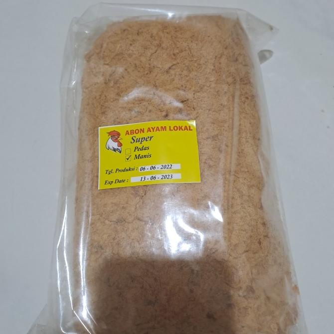 

=+=+=+] Abon ayam manis super 250 gram