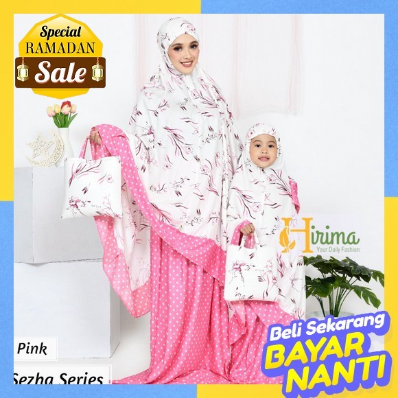 Mukena Couple Ibu Dan Anak Fatnia Zahira By Azkia Hijab Mukena Couple Ibu Anak Terbaru 2023 Mukenah 