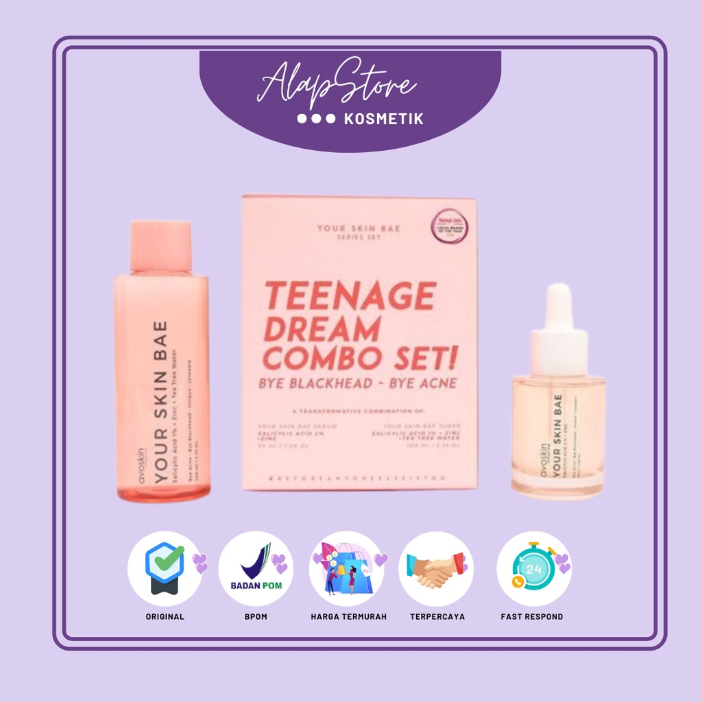 Avoskin Teenage Dream Combo Set Bye Blackhead - Bye Acne