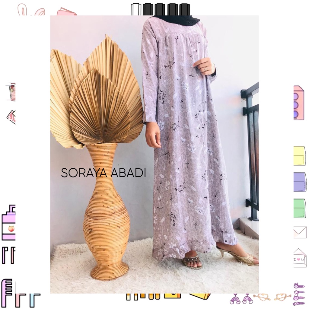 ZULIA MAXI DRESS | GAMIS WANITA TERBARU | BAHAN RAYON | BISA COD I SORAYA ABADI