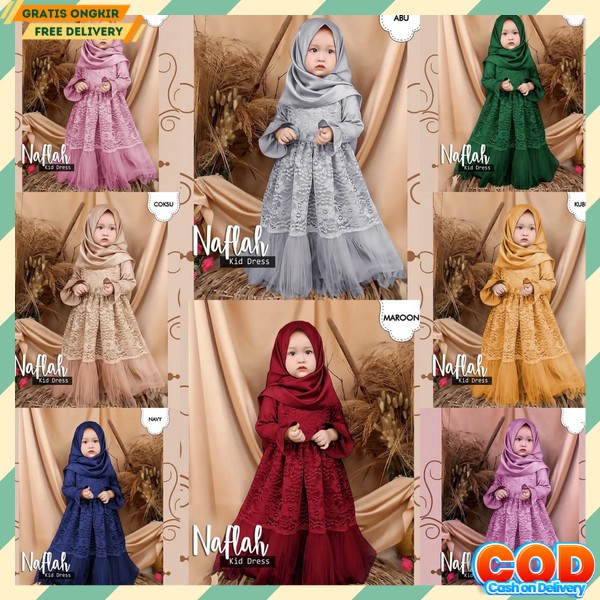 Gamis Syari Anak Perempuan Terbaru Baju Kekinian Games Tanggung Murah Lebaran 2023 Import Pakaian Mu