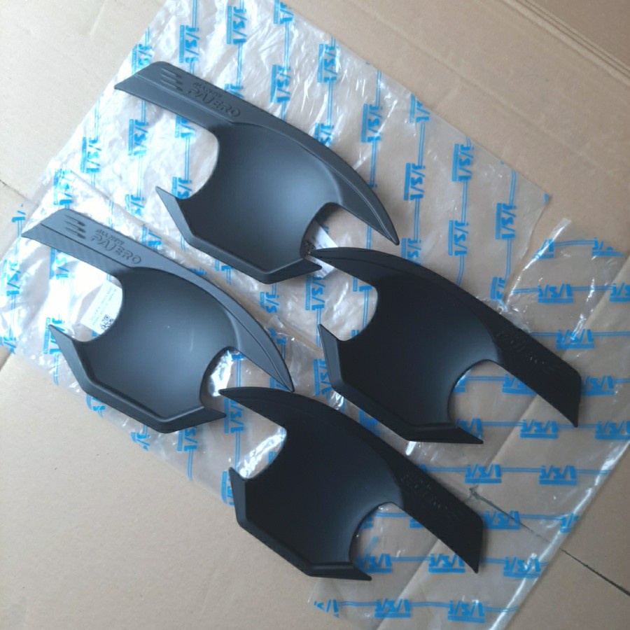 JSL Outer Mangkok Pintu Hitam Mobil Pajero Sport 2016 2017 2018 2019 2020 2021 2022 2023