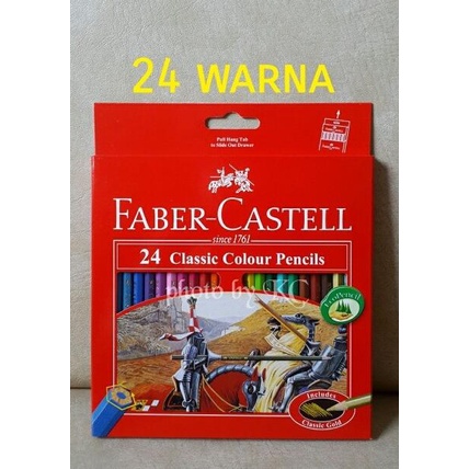 

ATK0081 Faber 24warna Classic Colour Pensil Warna 115854 faber castell