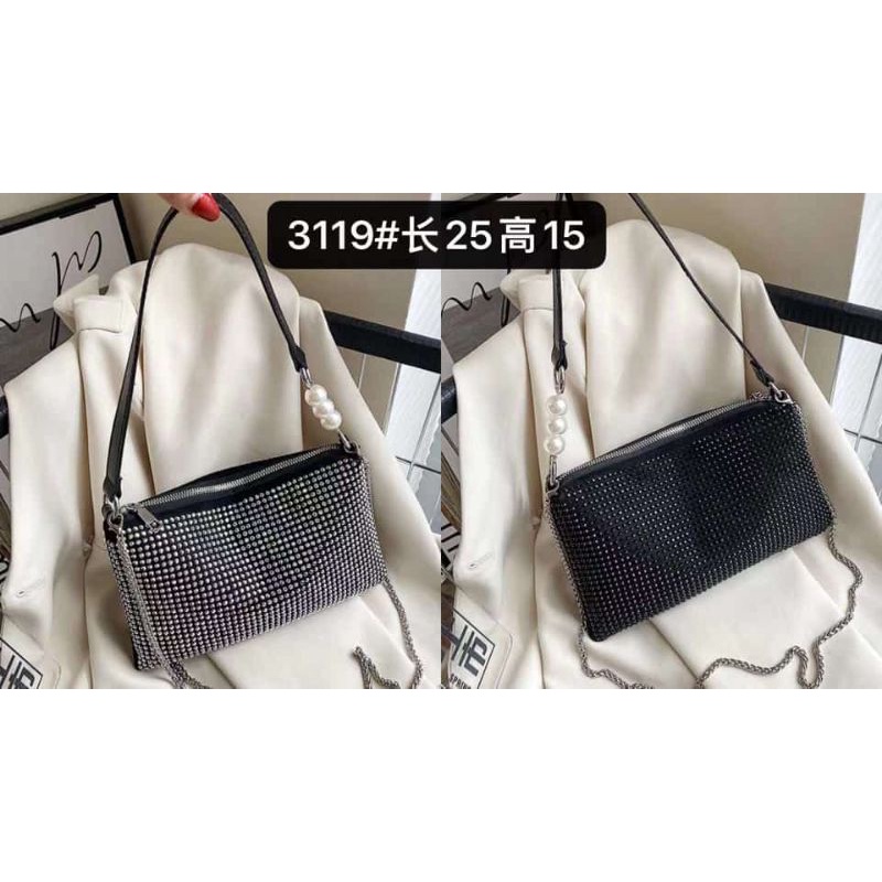 Tas Wanita IMPORT Tas Bling2 Tas Selempang Bahu Tas Pesta Fashion WC3.3528