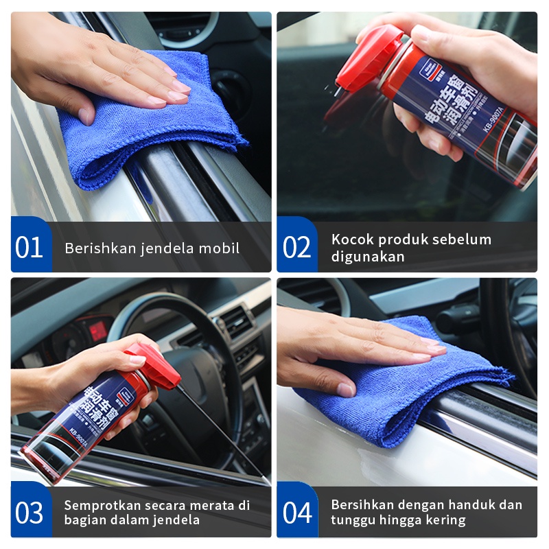 GLODWAY Electric vehicle window lubricant Pelumas Multifungsi / Pelumas Rantai Motor / Pelumas Jendela Mobil / Perawtan Strip Kaca / Pelumas Anti Karat / Silicon Oil