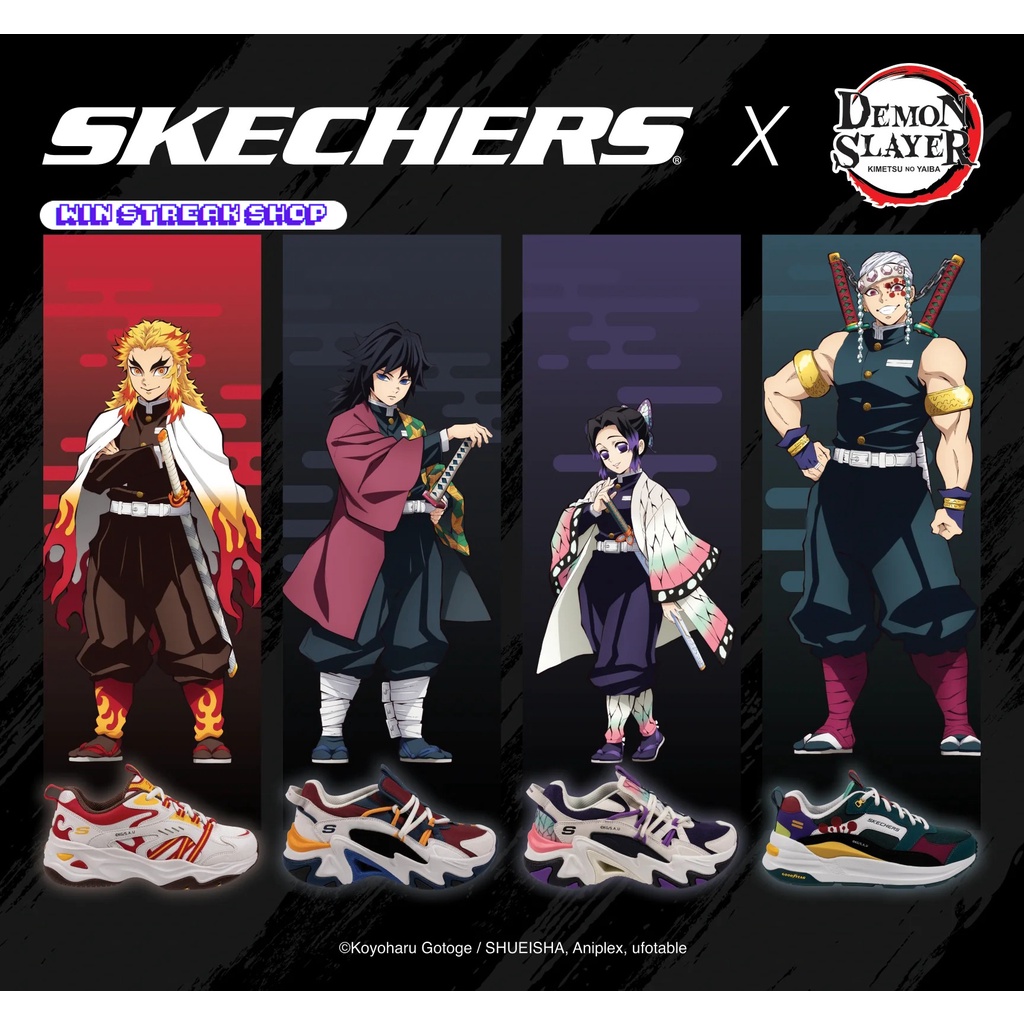 Sepatu Sport Skechers Demon Slayer Official /Sepatu Sport Skechers (2)