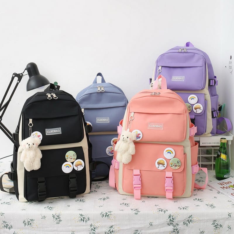 SALE Tas Anak Perempuan SD Ransel Karakter Tas Anak 4 in 1 Backpack Anak Sekolah Tas Laki-laki/Perempuan