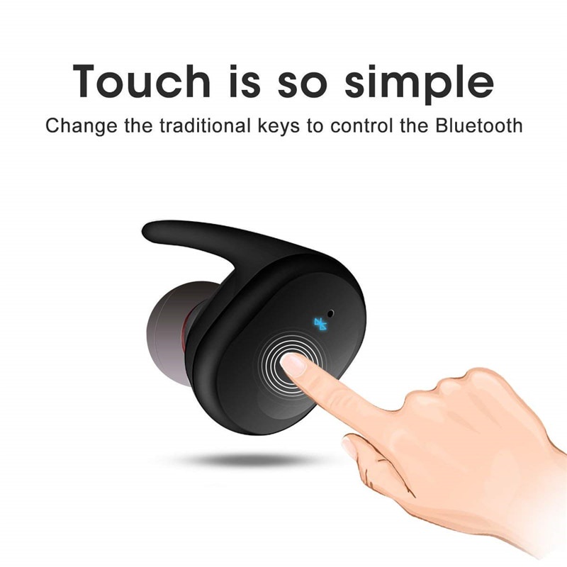 (COD) Y30 TWS Bluetooth Headset Bluetooth Dengan Mikrofon 5.0 Earphone Bluetooth  HiFi Stereo Waterproof Earbuds Wireless android/iphone