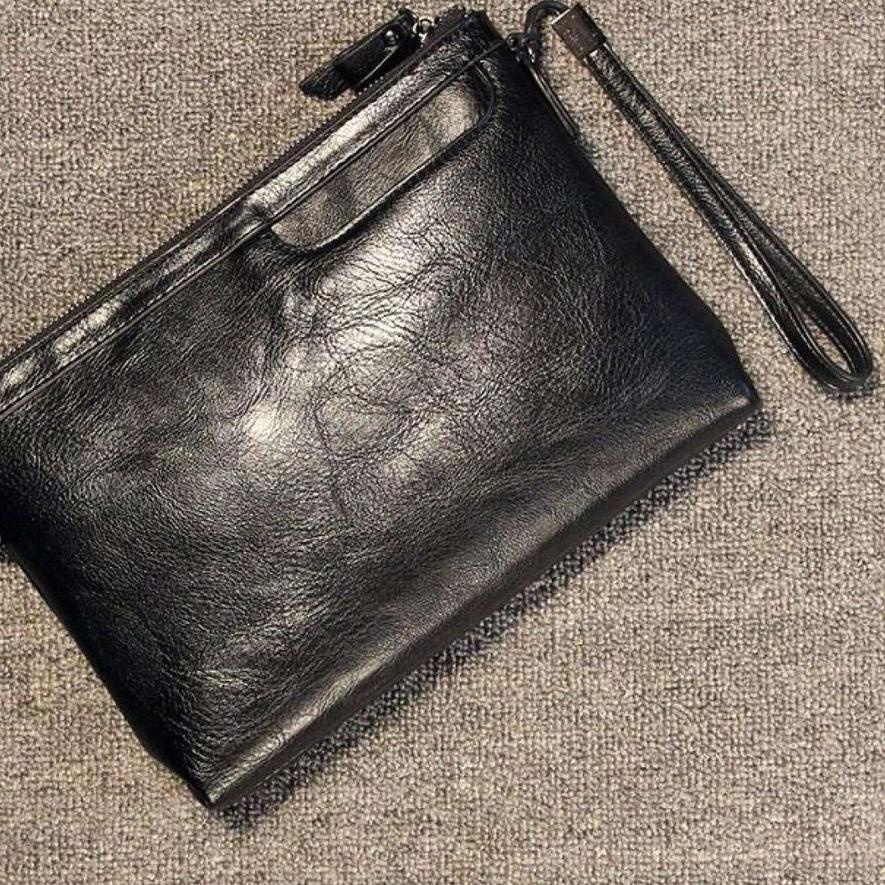 Terbaik MS Clutch Bag - Tas Tangan Kulit Pria Kyojin Code V7727 grosir