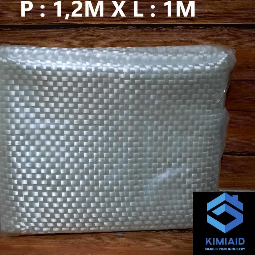 ۝ Woven Roving 800 - WR 800 Fiberglass Kain Mat -  Penambal Bocor - Fiberglass - Resin Bening - Epox