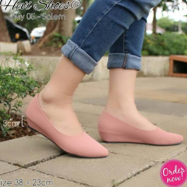 NEW STOCK Fsb - Sepatu Basic Wedges Wanita (My 03 - Series)