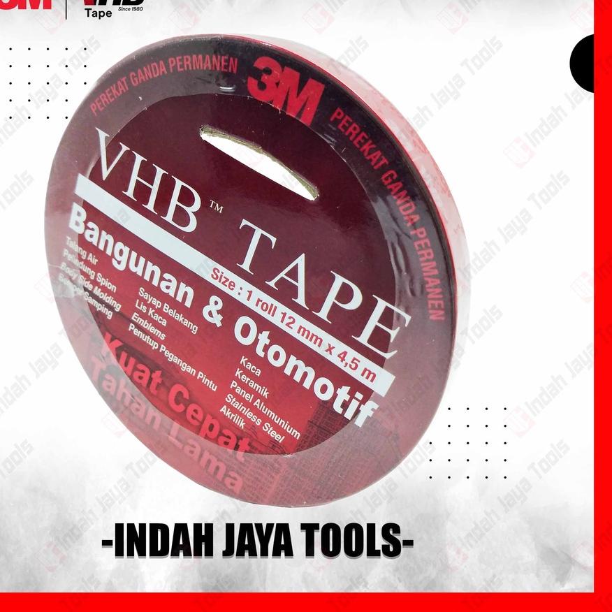 

Ready Stok Double Tape VHB 3M ORIGINAL 12mm x 4.5mm Busa Perekat 
