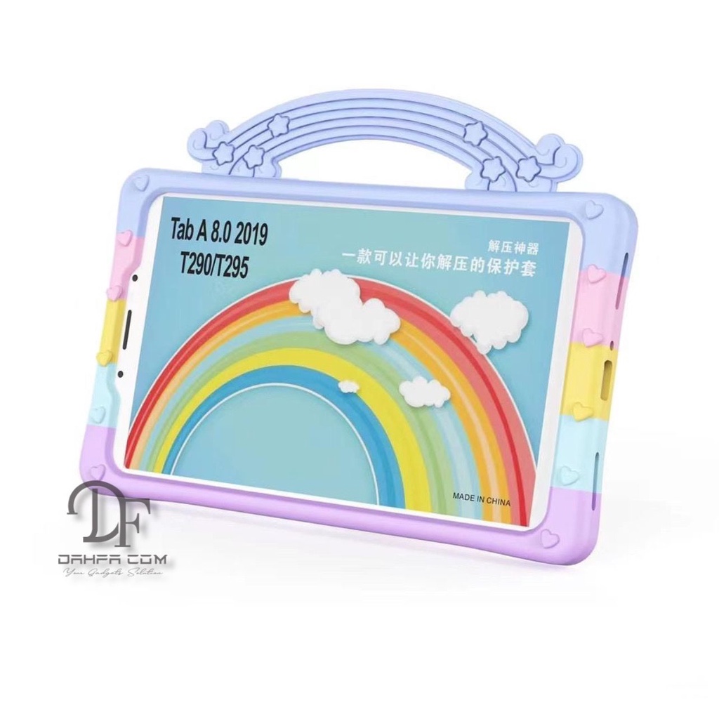 Silikon Case Lucu Anak Standing Pop it Samsung Galaxy Tab A7 Lite 8.7” T225 Tab A8 A 8 T295 A8 10.5”
