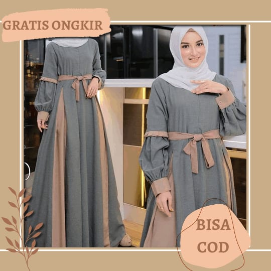 Gamis Remaja Terbaru Baju Lebaran 2023 Kekinian Gamis Wanita Model Terbaru Dress Muslim Gamis Terbar