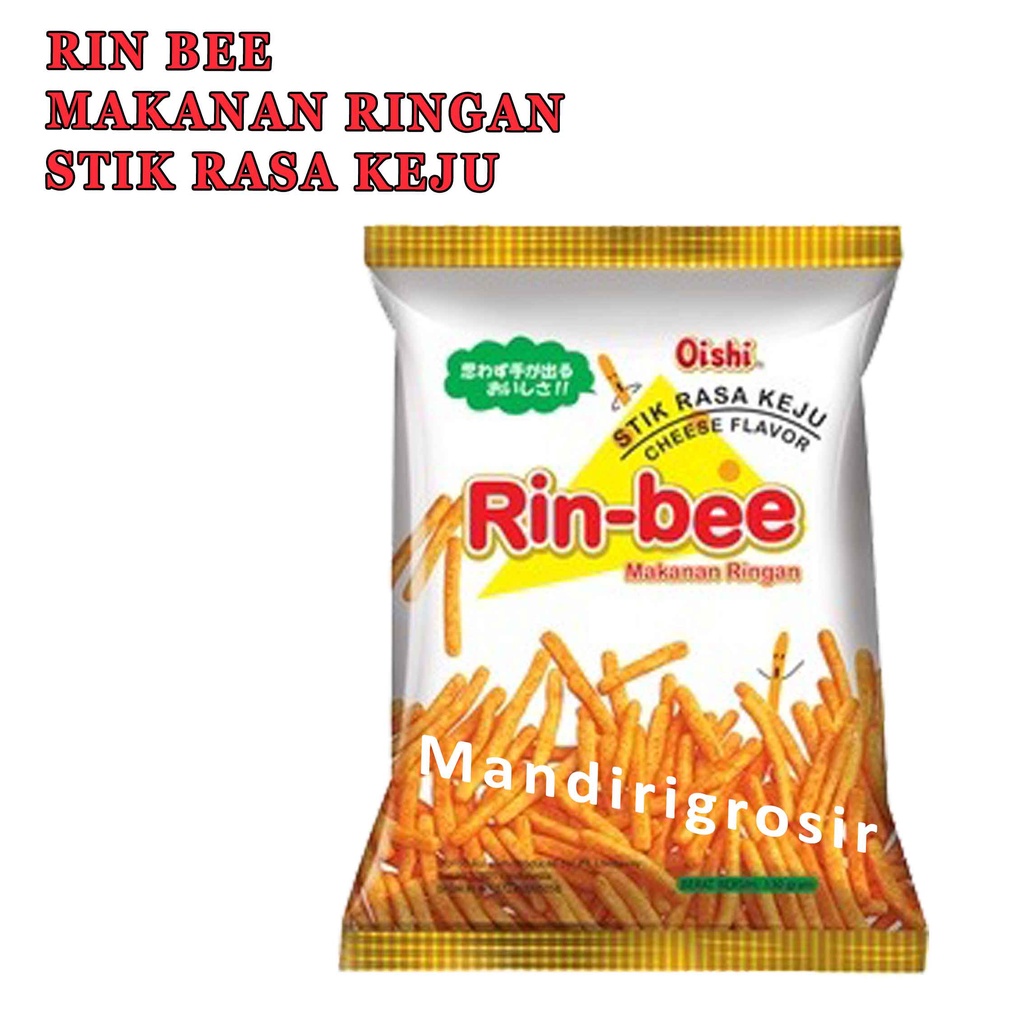 Makanan ringan* Rin bee* stik rasa keju* 65g