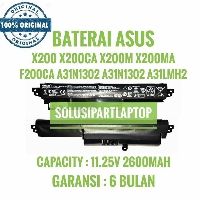 Baterai Battery Original Asus X200 X200CA X200M X200MA F200CA Ori