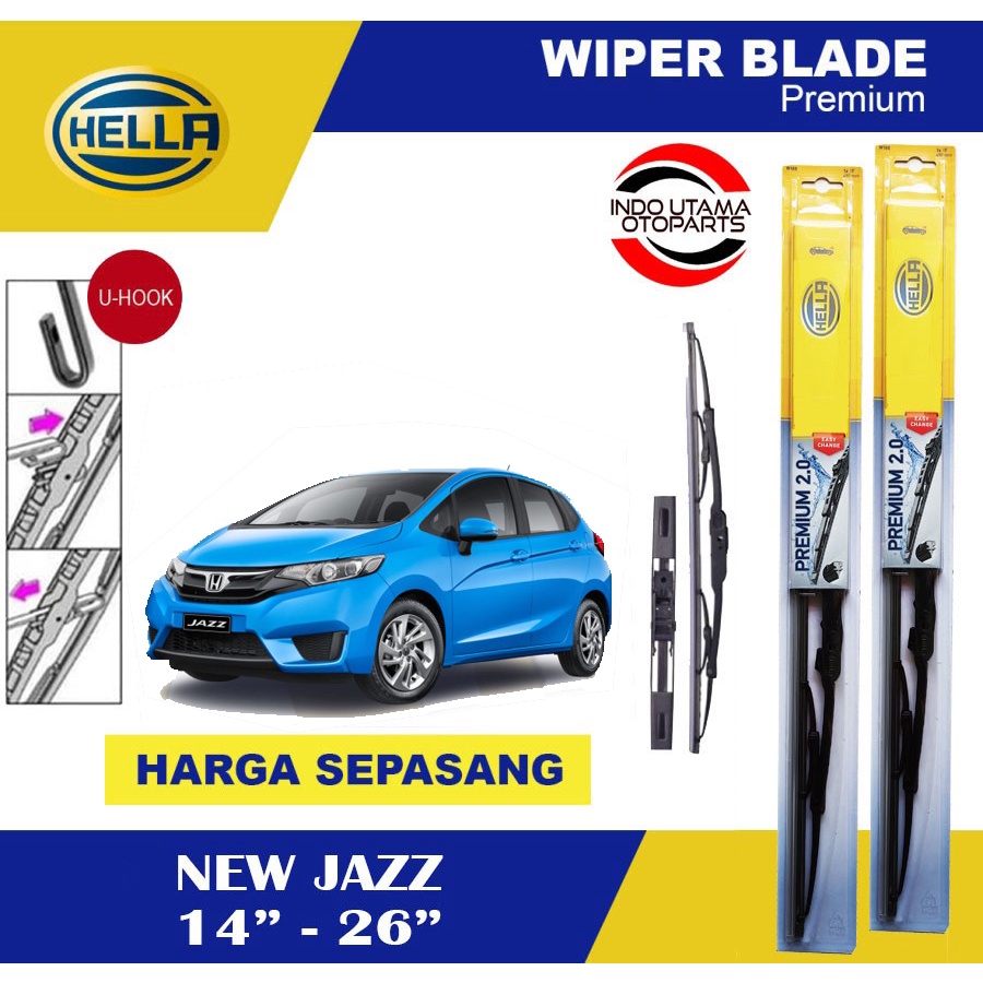 Wiper Blade Mobil New Jazz HELLA Premium 2.0 (14-26)