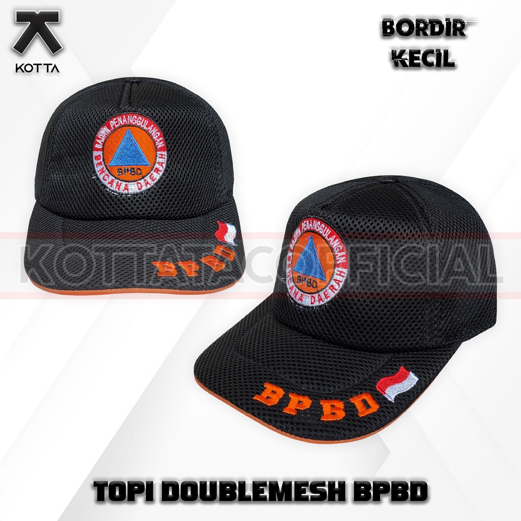 TOPI JALA BPBD HITAM - TOPI BPBD BERKUALITAS - TOPI BPBD ORANGE - TOPI BASARNAS - TOPI TIM SAR