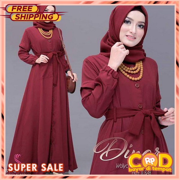 Gsmis Perempuan Elegan Gamia Cewek Import Premium Gamos Cwek Gamia Syari Bsju Games Wanita Gamis Kek