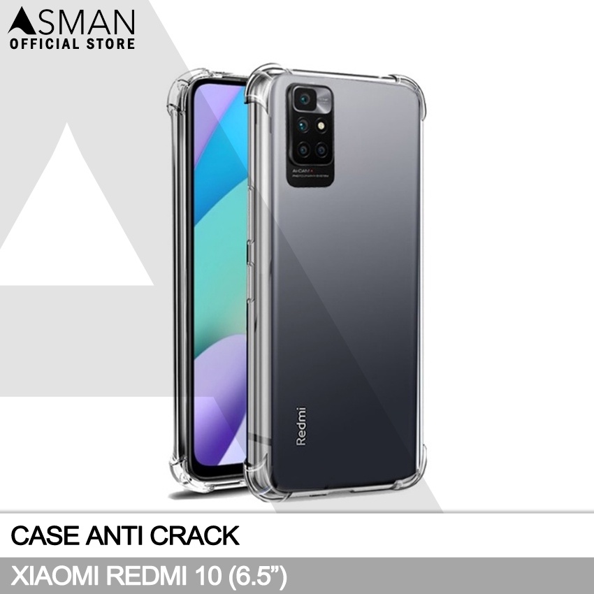 Anti Crack Xiaomi Redmi 10 (6.5&quot;) | Soft Case Anti Bentur - Clear