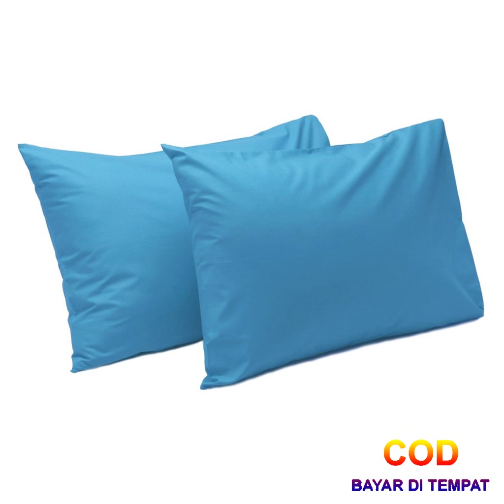 ✅COD Sarung Bantal Polos 45x65 Kain Katun Aneka Warna Dekor Dekorasi Kamar Tempat Tidur Perlengkapan Rumah