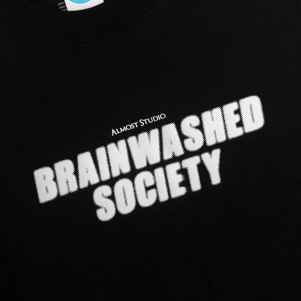Almost Studio - T-Shirt - Brainwashed - Black