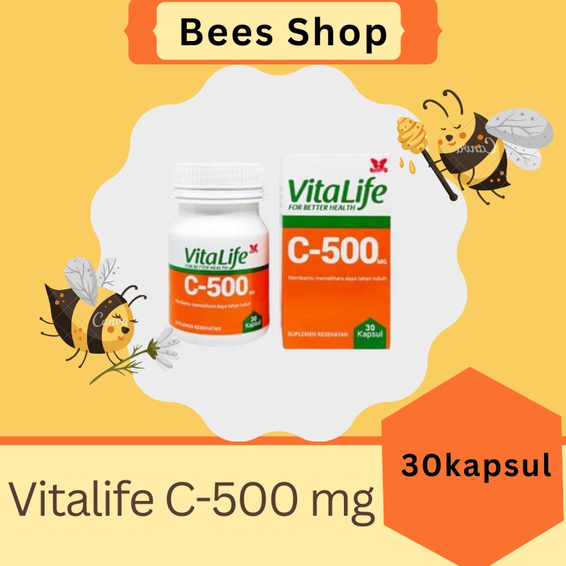 Vitalife C - 500 mg / Vitamin C 500 Original 30 Kapsul