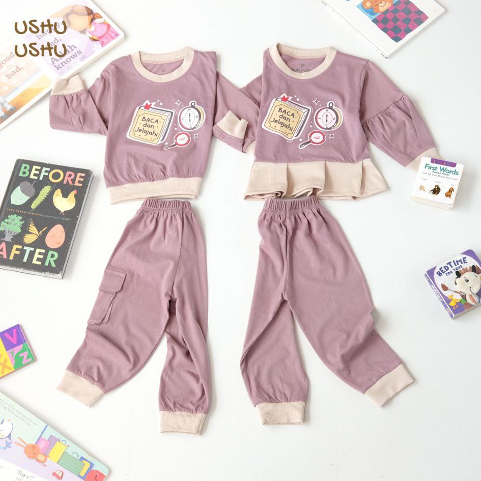 Afsheenastore Ushu Ushu Setelan anak / Ready Size 1Th