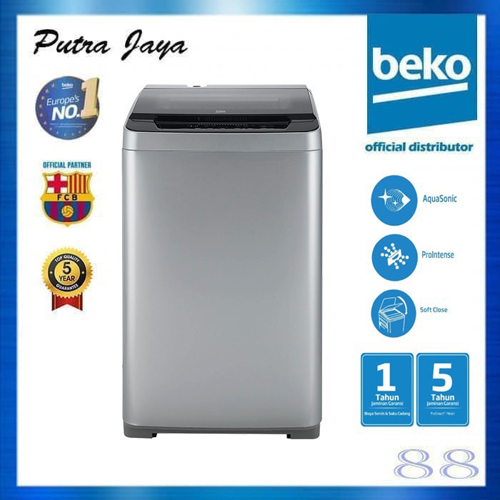 BEKO MESIN CUCI 1 TABUNG 10KG BTU1008S TOP LOADING