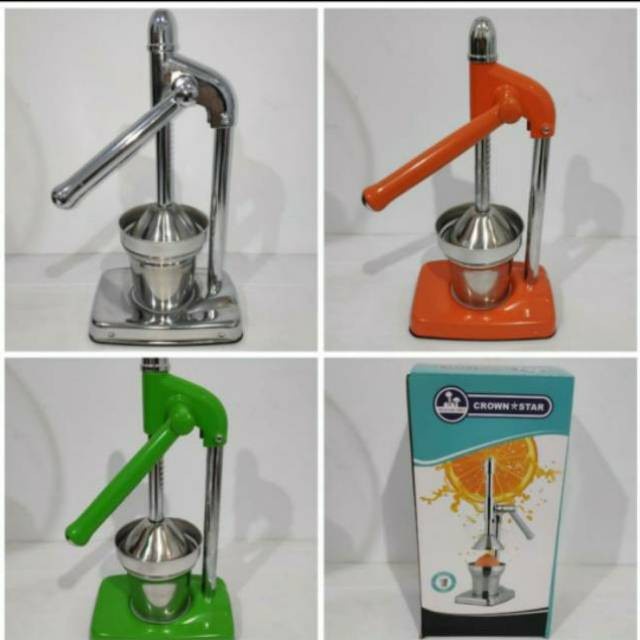 Manual Juicer Stainless Steel SS Alat Pembuat Jus Peras Buah Jeruk Manual MJ-15C M502 / M535-B