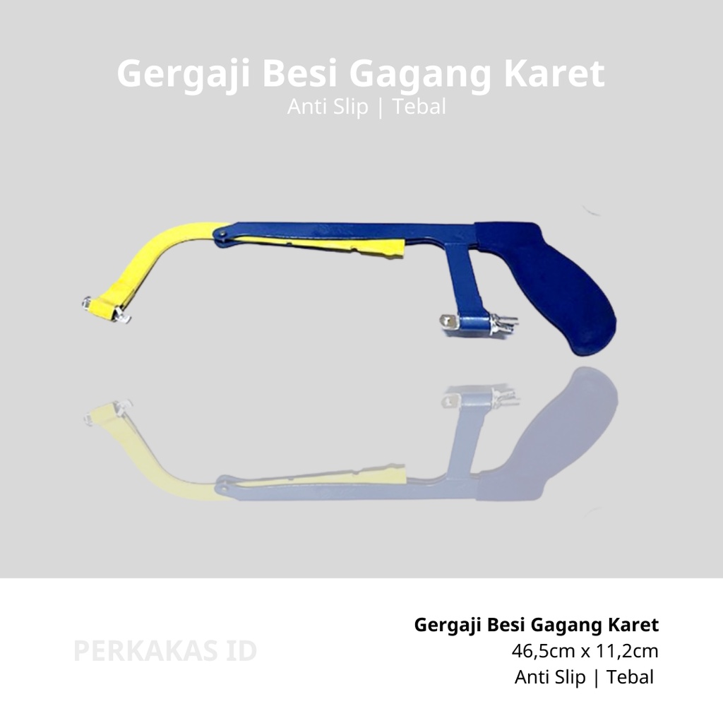 Gagang Gergaji Besi Karet FREE Mata Gergaji 8-12 Inch