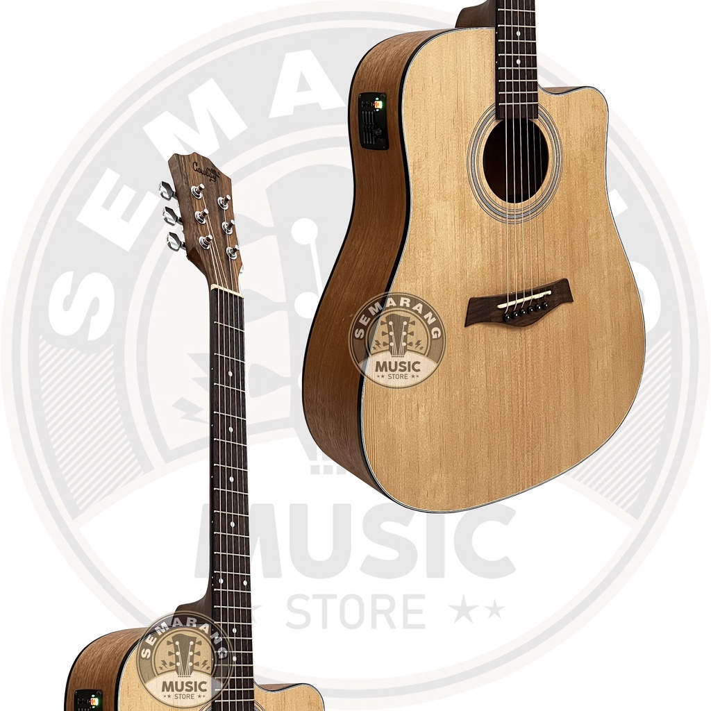 ORIGINAL!!! Gitar Akustik Elektrik Import Merk Cowboy GWC-240 NA GWC 240NS Equalizer Tuner AW-11