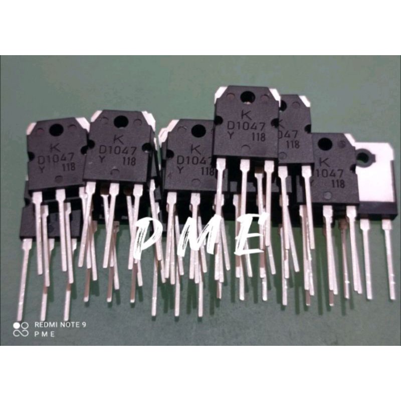 TRANSISTOR D 1047 KEC ORIGINAL. 1PCS