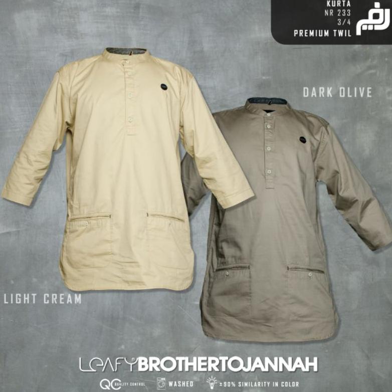 Leafy Original  Nr233 Kurta Dewasa Lengan 7/8 Carlijstor