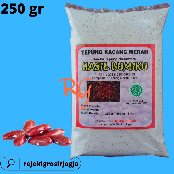

Tepung Kacang Merah Organik kemasan 250 GRAM/Tepung MPASI Kacang Merah Organik/Tepung Kacang Merah Gluten Free Organik