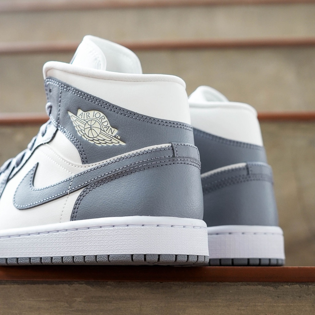 Air Jordan 1 Mid Stealth Grey Womens