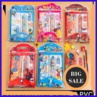 

Paket Alat Tulis 6in1 Stationery Set Study Set Karakter / Alat Tulis Set - 9549 1M4R23 parts