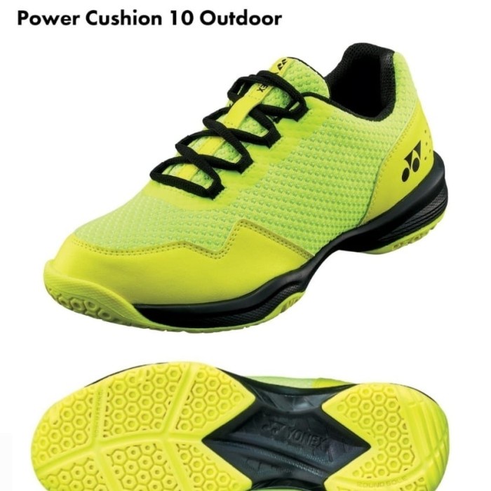 {MentariStore} SEPATU BADMINTON YONEX SHB 10-1 EX - POWER CUSHION/ ERGOSHAPE ORIGINAL - BRIGHT/YELLO