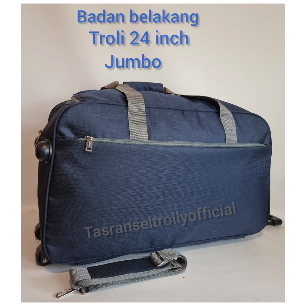 Tas Pakaian Troli Polo Interclub 60cmx28x36cm ukuran 24 inch JUMBO